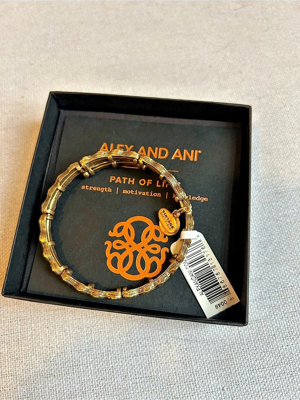 Alex and Ani Path of Life Gold Bracelet NWT